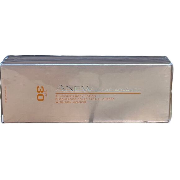 SEALED! AVON anew solar advance sunscreen body lotion. 30SPF. discontinued.Beach - Picture 2 of 3